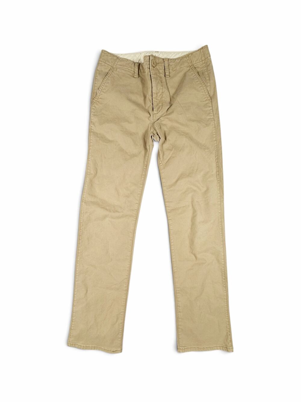 Gap Kids Straight Leg Khaki Chino Pants Tan Stretch Boys Size 18